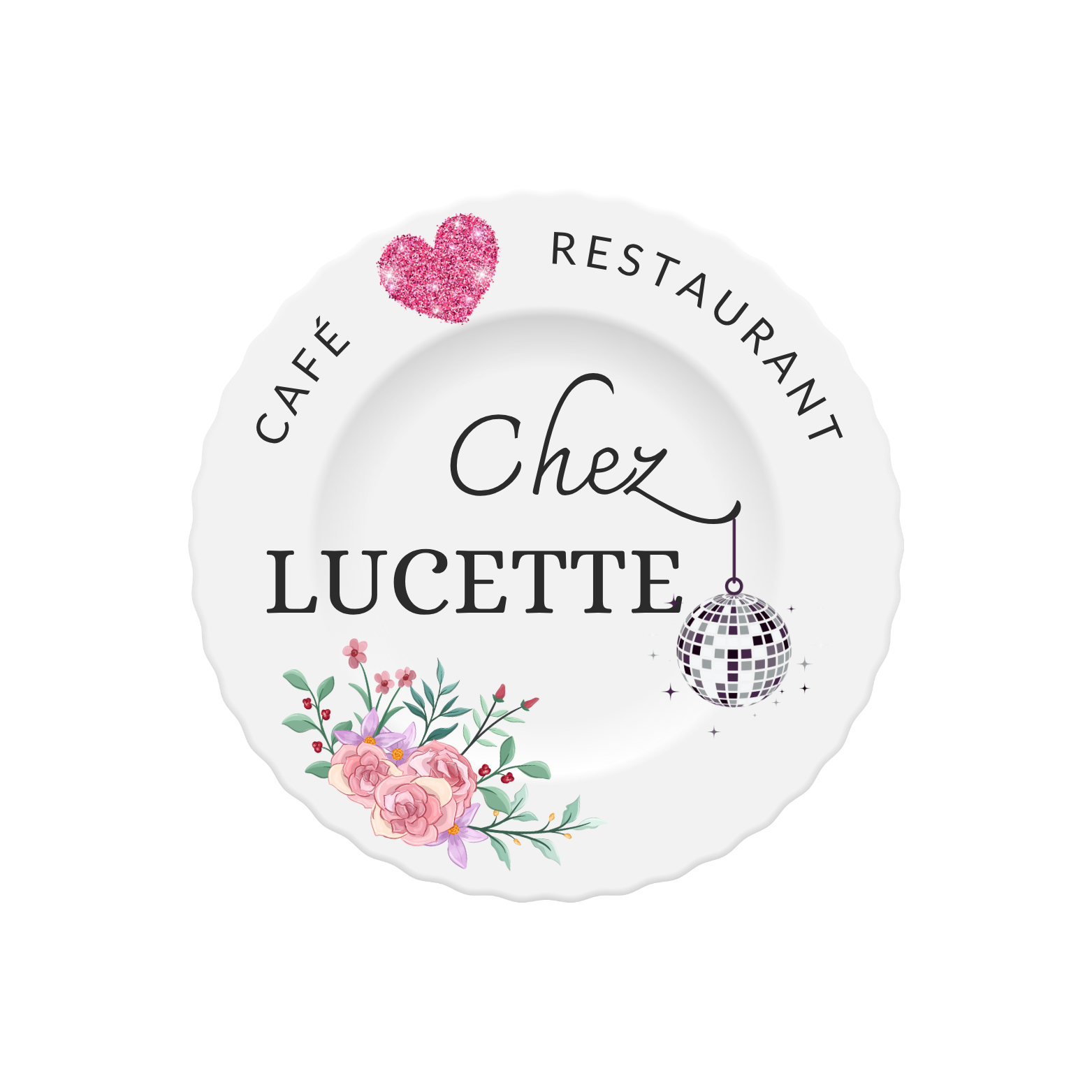Assiette erstaurant chez lucette