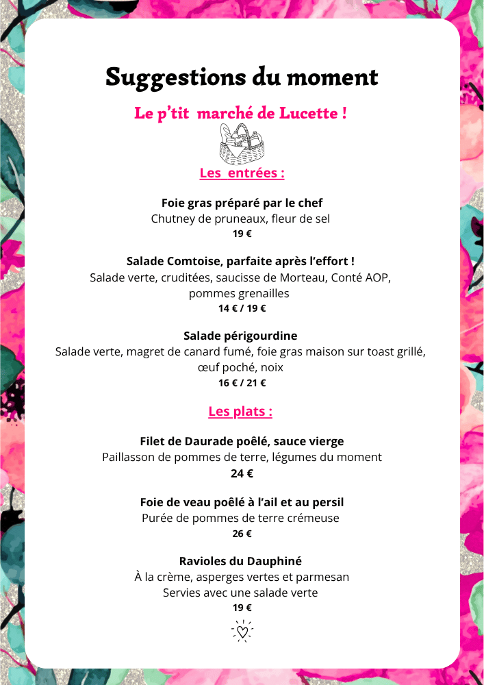 Marché de Lucette printemps