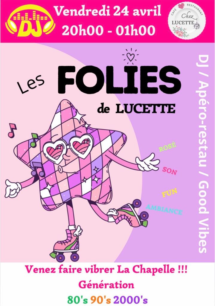 Soiree folies lucette